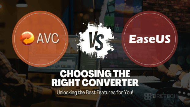 AVC vs EaseUS software comparison graphic